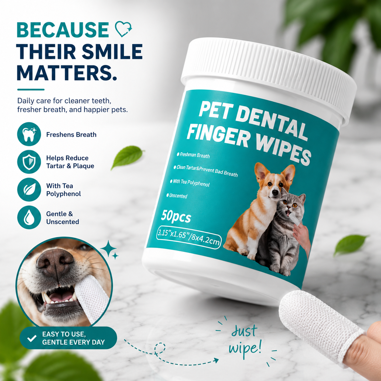 PawFresh™ Finger Wipes